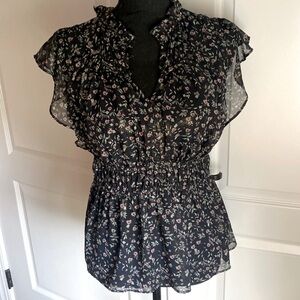 Current air peplum blouse, size small, EUC